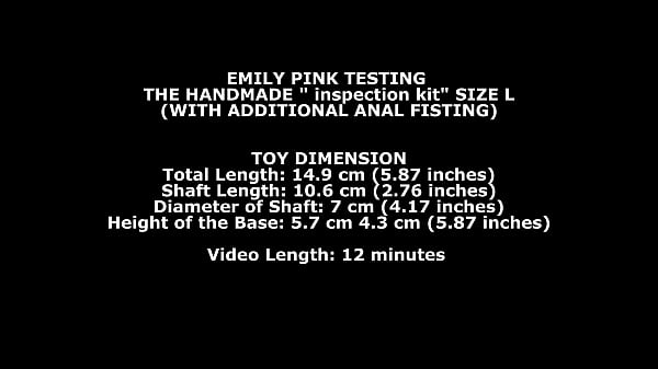 Emily Pink Testing the handmade inspection kit size L (with additional anal fisting) TWT165