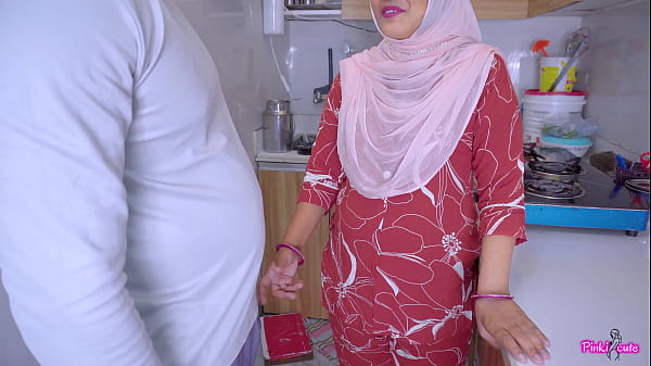 18 muslim hijabi stepsister fucked by bhaijaan in kitchen and she take hot cum in her hairy pussy with hindi audio 