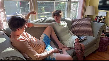 Step Mom Desperate Fucks First Dick She Sees 