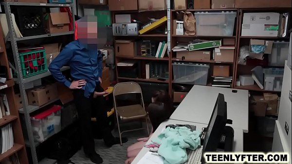 Play MP4 - Shoplifting teens to fuck cop in a threesome