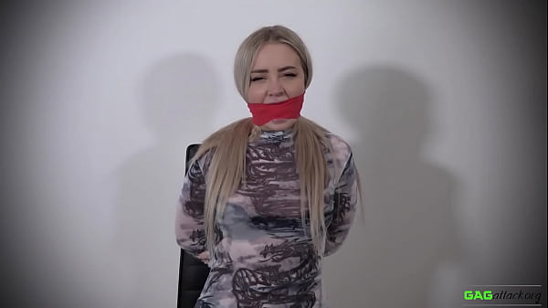 Blonde Damsel Gets Various Gags thumbnail