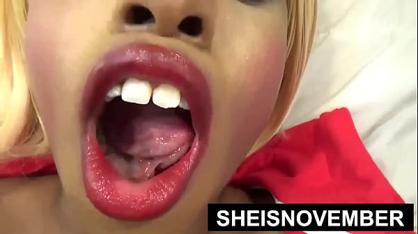 Hd biggest breast and nipples fucking and point of view hot facial bbc cumshot for amazing ebony babe sheisnovember squeezing her sexy boobs together taking big dick blowjob pov to the face with cum in mouth and black facial by msnovember