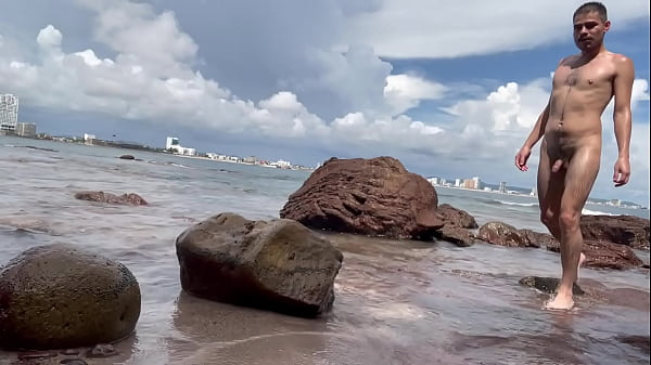 Jerking Off At The Beach thumbnail