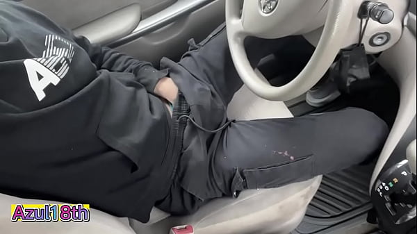 Play MP4 - Twink masturbates in the parking lot of the public university&comma; Porn Amateur