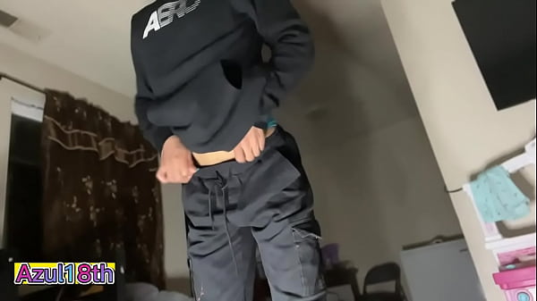 Twink masturbates in the parkinglot of the public university, Porn Amateur