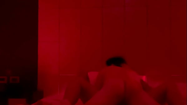 Le doy duro a mi novia en el cuarto rojo y me monta con sus tetotas 