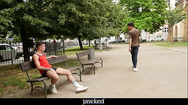 After Rimming Some Ass Sexy Jocks Simon and Roman Fuck Flip Bareback 