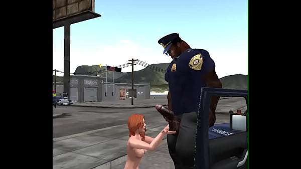 she fucks_a huge black copto get_out of speeding_ticket