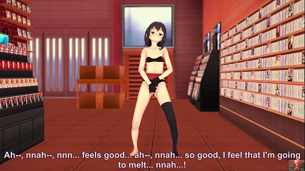 19 Year Old_Megumin_Cosplayer Explores Herself in a_Sensual_Show