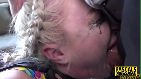 Throating sub gets tied up and_analized