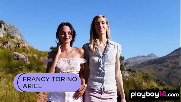 Nonton Skinny Blonde Lesbian Milf And Her Sexy Lover Loved Nude Hiking thumbnail