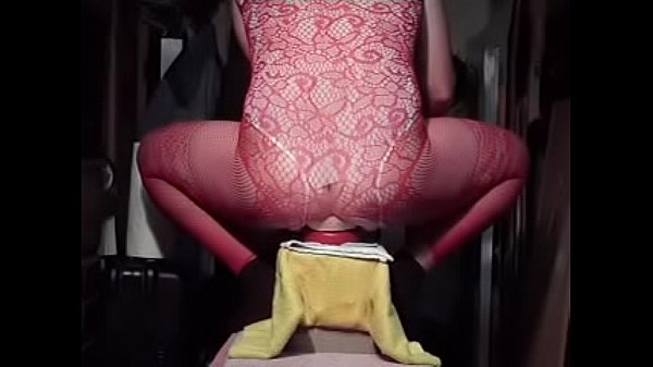cross dresser loves large toys 
