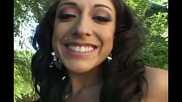hot brunette teen anal sex and double penetration with two big cocks video thumbnail