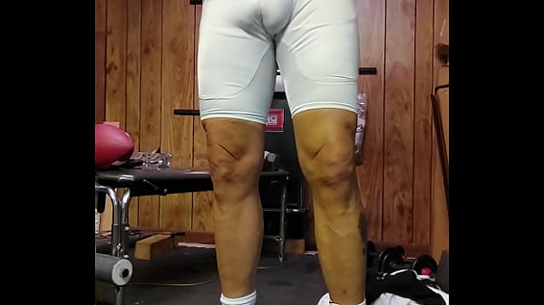 Wearing football compression_shorts