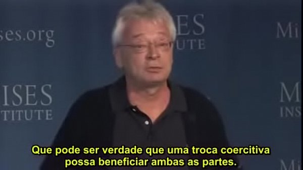 Hans-Hermann Hoppe arrega&ccedil_a economistas mainstream com uma argumenta&ccedil_&atilde_o grande e dura