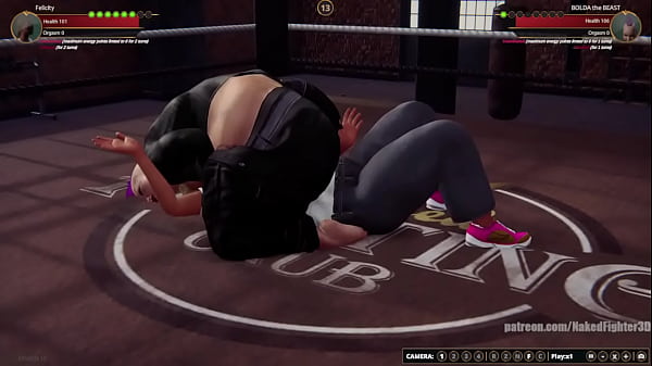 Felicity vs bolda nf3d female mma combat ring battle 