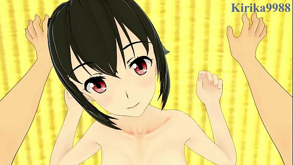 Astarte and nagisa akatsuki and kojo akatsuki intense sex ストライク・ザ・ブラッド hentai 