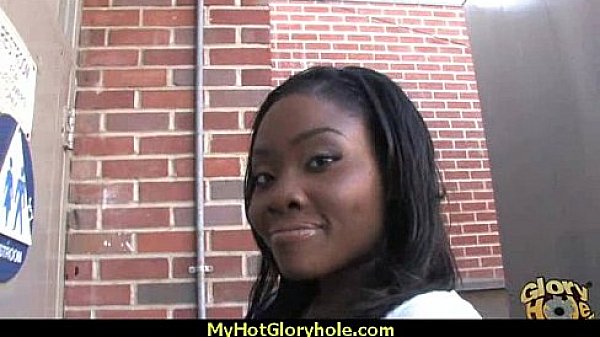 Sexy hot ebony interracial blowjob 7 