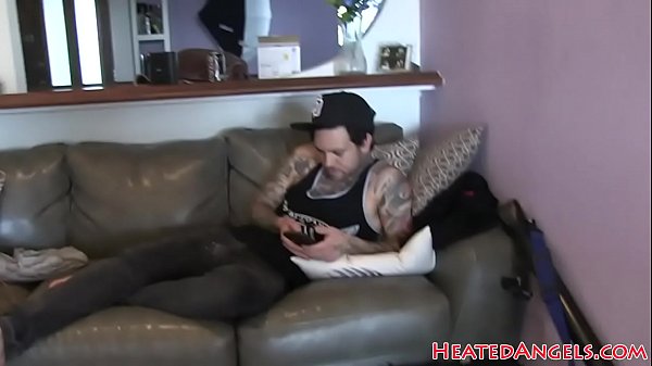 Goth teenstrips down during_interview