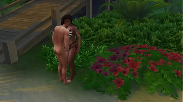 Nonton Азиатский качок трахнул в кустах толстожопую смуглую милфу с большими сиськами thumbnail