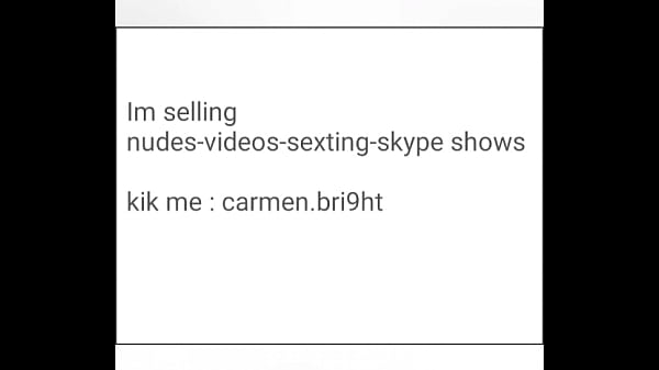 Gorgeous hot girl selling private stuff kik 9ht 