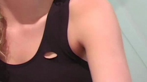 Nylons loving blonde jillingoff in stockings 