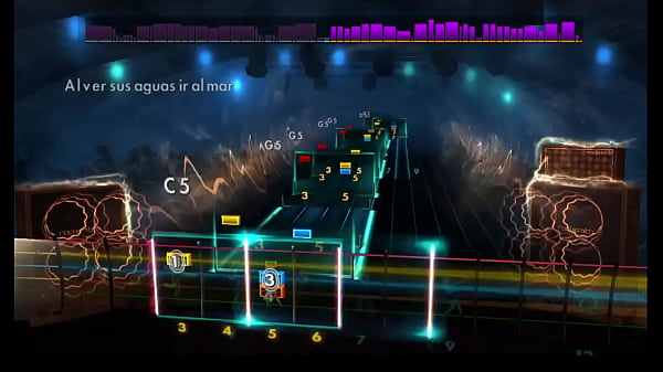 Playing the guitar in Rocksmith2014 ("Molinos de Viento" Rhythm Arrangement) 
