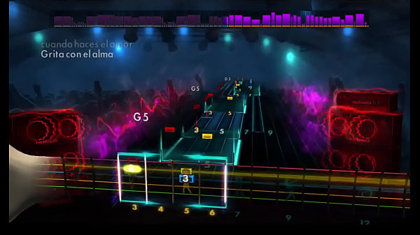 Playing the guitar in rocksmith2014 "molinos de viento" rhythm arrangement