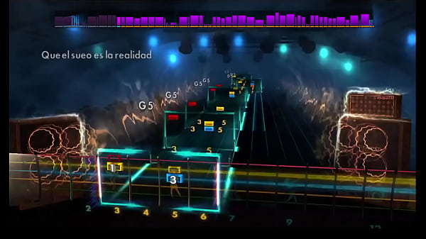 Playing the guitar in rocksmith2014 "molinos de viento" rhythm arrangement 