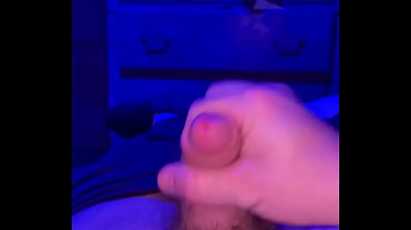 Mike jerking off on bed 