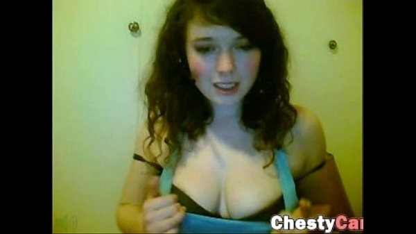 Busty teen brunette reveals hertits