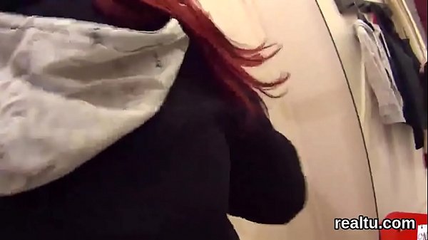 Charming czech girl gets seduced in the mall_and plowed in pov