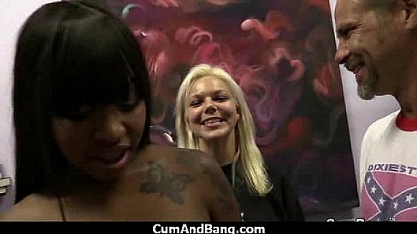 Cum Ebony Whore Takes Multiple Facials 10 