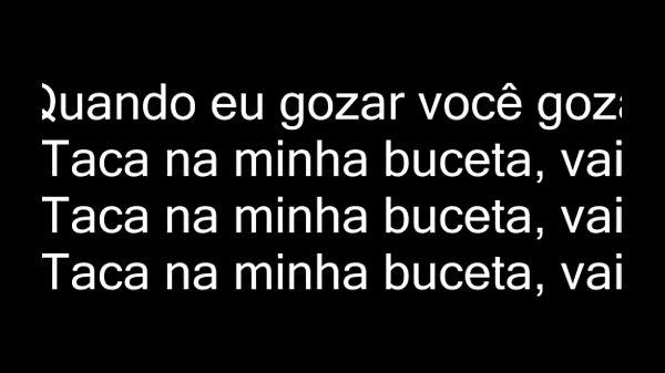 GOSTOSA CANTANDO COISAS INDECENTES