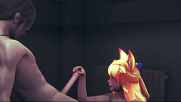 League Of Legends Hentai - Ahri Star Guardian Jerk Off thumbnail