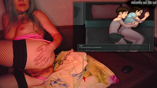 Play MP4 - I play a role-playing game and my wife jerks off&comma; exciting plot