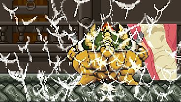 Gay Fight Between Bara Bowser & Bara Griffon Mask 