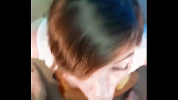 Lee uses roxy like a deepthroat whore a long wet messy blowjob with facial