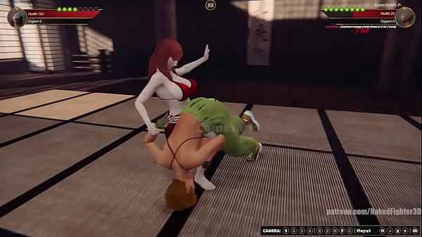 Neph vs karen nf3d female kinky combat competition