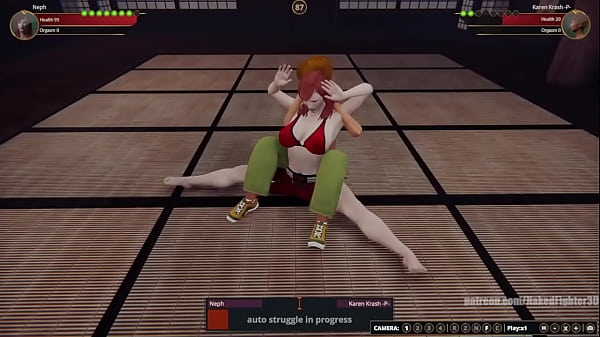 Neph vs karen nf3d female kinky combat competition 