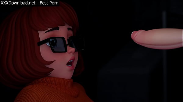 Velma gives blowjob for_flying dick
