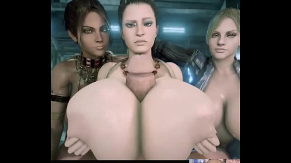 Chun li cunt fucked quiet's double penetrated compilation