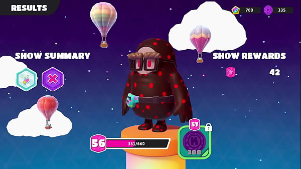 I'm just here to show my fall guy 