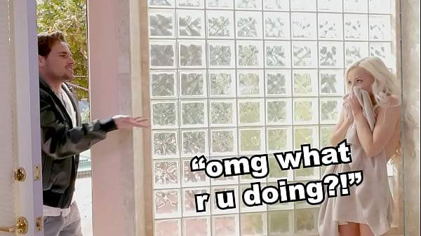 Tyler Nixon Is_Peeping_On Cute_Young Step Sister Elsa Jean While She IsIn The_Shower She Doesnt Seem_To Mind_As She Gobbles His Cock_POV Style