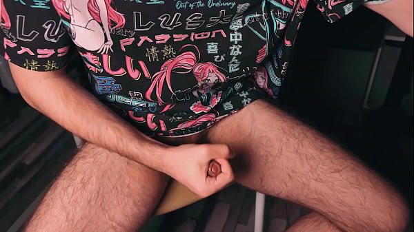 A young guy came home after work, turned on porn and started jerking off (ASMR MASTURBATION ) 