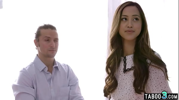 Petite small titted asian slut fucked gently by her BF 