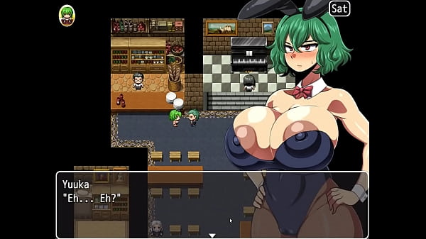 Yuka_Scattred Shard_Of The Yokai PornPlay Hentai game Ep 7 bunnysuit_huge tits massage by old pervert