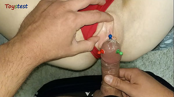 Play MP4 - Crazy Condom is used to Massage Her Pussy Inside