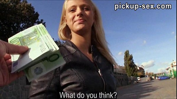 Real amateur Euro slut Monika railed forsome money