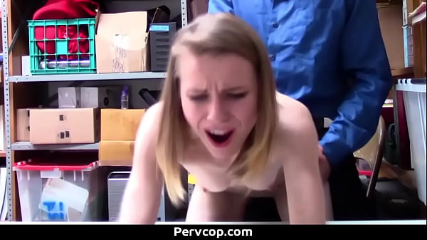 Play MP4 - Skinny Teen Fucked After Being Caught Shoplifting - Pervcop